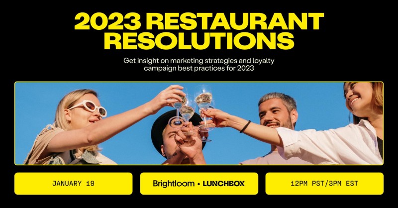 2023 Restaurant Resolutions | available on demand